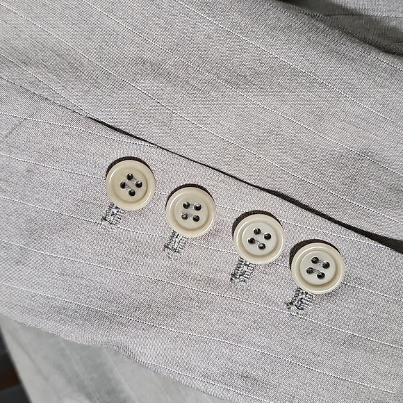Theory Gray Pinstripe Blazer Jacket Size‎ Small - Picture 6 of 7